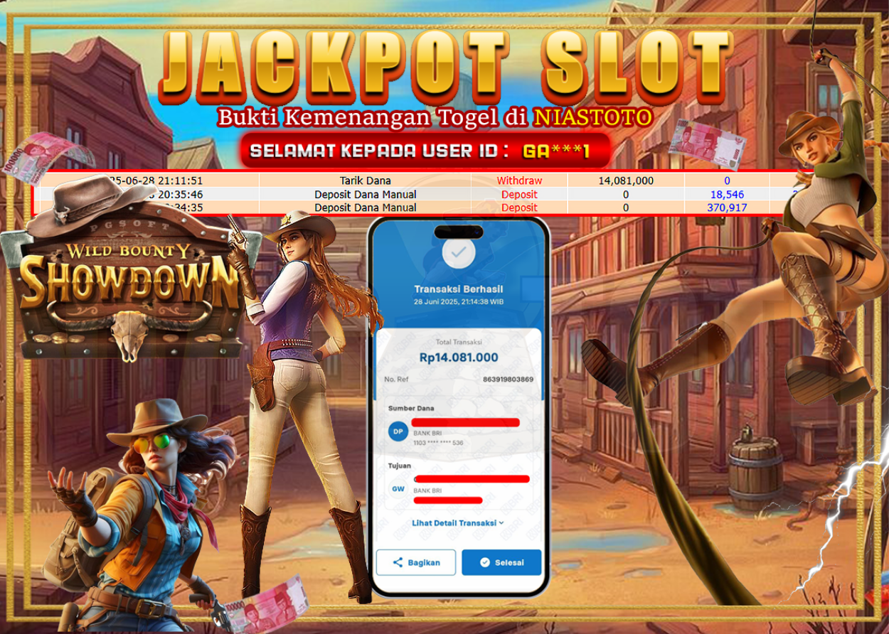 Bukti Jackpot Lunas NiasToto