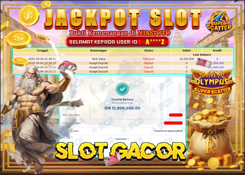 Bukti Jackpot Lunas NiasToto